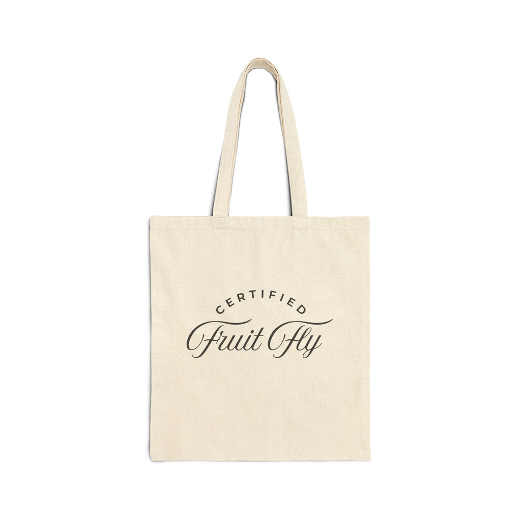 Certified Fruit Fly Cotton Canvas Tote Bag