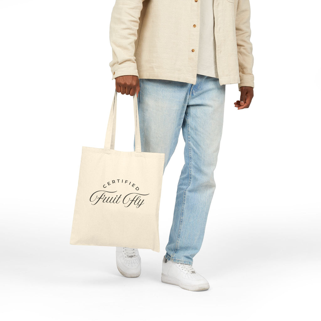 Certified Fruit Fly Cotton Canvas Tote Bag