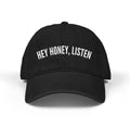 Denim Hey Honey Listen Hat (Embroidery)