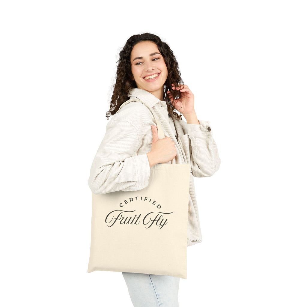Certified Fruit Fly Cotton Canvas Tote Bag